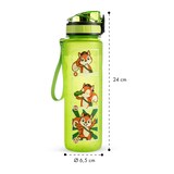 thumbnail of Lyseren Kindertrinkflasche 600 ml Trinkskala auslaufsicher Fruchtfilter Limettengrün
