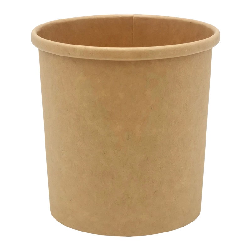 500x Suppenbecher Kraftpapier 500 ml 16 oz braun