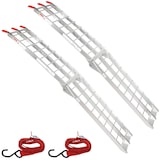 thumbnail of Auffahrrampe Rampe klappbar Laderampe Verladerampe Schiene 680kg Alu R4