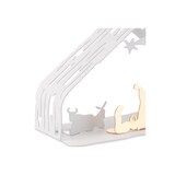 thumbnail of alessi, bark crib, kerststal in wit metaal