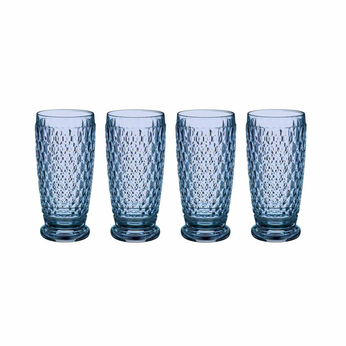 Villeroy & Boch Boston Coloured Longdrinkglas 400 ml blau 4er Set