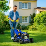 thumbnail of Cortacésped de gasolina autopropulsado 224Cm3 7.5HP Motor 4T OHV Ancho de corte 56cm Áreas 2000m² GOODYEAR GY56LM