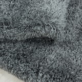 thumbnail of Teppich Hochflor Langflor Uni Kuschelig Waschbar Strapazierfähig Wohnzimmer Schlafzimmer Hellgrau 140x200 cm – SALZACH von Kadima Design