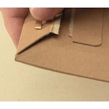 thumbnail of 100x Versandtaschen aus stabiler Vollpappe PP V04.07 309x447x -30mm A3 braun