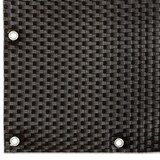 thumbnail of Polyrattan Balkon Sichtschutz Privafence - Balkonbespannung mit Metallösen - UV-fest, Wetterfest, Blickdicht 500x100 cm Dunkelbraun