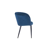 thumbnail of Mobiliara Fauteuil Carole velours bleu  - Livré monté