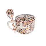 thumbnail of Bol à soupe avec cuillère Siena 55 cl -  55.00 cl Multicolore Rond Grès Table Passion 13.00x13.00 cm