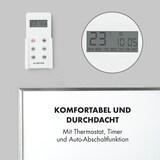 thumbnail of Wonderwall 36 Infrarot-Heizung 60x60cm 360W Wochentimer IP24 Weiß