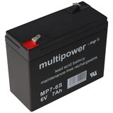 thumbnail of Multipower MP7-6S, WP7-6S Akku Blei PB 6Volt 7Ah