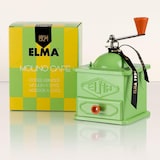 thumbnail of Elma Molinillo Café Manual Vintage, 2 Posiciones Ajuste, Chapa, Decorativo, Verde, 10,5x10,5x15,5 cm, No Muele Café