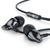 thumbnail of LIAM&DAAN In-Ear-Kopfhörer, High End Ceramic InEar 8mm Treiber / Aramid Kabel / Knickschutz, silber/schwarz