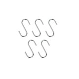 thumbnail of Metaltex 8002522900501 Muurbeugel indoor universele haak zilver 5 stuk(s)