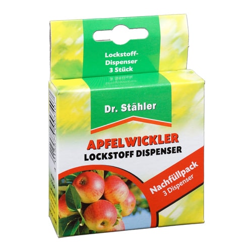 Apfelwickler Pheromon-Lockstoff Nachfüllpack: Effektiver Schutz für Obstbäume: 3 Dispenser