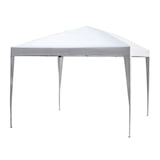 thumbnail of Carpa plegable 3x3 m cenador de jardín con bolsa de transporte altura ajustable en 3 niveles anti-UV e impermeable para terraza patio blanco plata