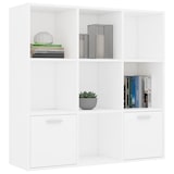 thumbnail of vidaXL Bücherregal Weiß 98x30x98 cm Holzwerkstoff