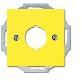 thumbnail of BUSCH-BALANCE SI Tragring, Bohrung, gelb, glänzend, Befestigung mit Schraube, ohne Beschriftungsfeld