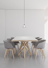 thumbnail of Ark LED-Pendelleuchte von Beneito & Faure, 6 W, 2700 K, 90°, Schwarz/Transparent, konisches Design für elegante Innenräume