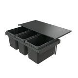 thumbnail of Naber Cox Stand-UP® 280 S/800-3, Abfallsammler anthrazit, H 280 mm 8013393