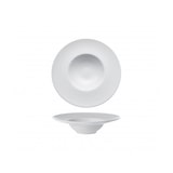 thumbnail of Monaco witte pastakom/bord 25 cm binnendiameter 12 cm steengoed M1934 verpakking van 6