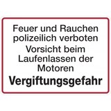 thumbnail of Hinweisschild, Vergiftungsgefahr, Alu geprägt, 250 x 350 mm - 350x250x0.45 mm Aluminium geprägt