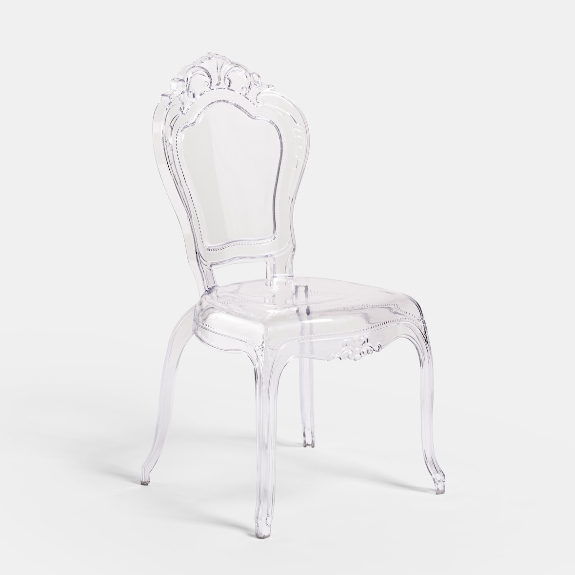 Biscottini Sedie in Policarbonato Trasparente da Esterno - Sedia in Plastica Cucina Sala da pranzo - Poltrone Moderne - Poltrona Camera da Letto