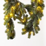 thumbnail of LED Tannengirlande Weihnachtsgirlande L: 2,7m Timer Batterie für Außen