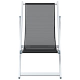 thumbnail of vidaXL Strandstühle 2 Stk. Klappbar Grau Aluminium und Textilene