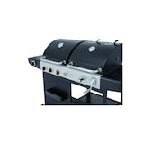 thumbnail of Tarrington House 3-hoofdbranders gas- en houtskoolcombigrill, grilloppervlak 42 x 44 cm, verrijdbaar, staal, zwart