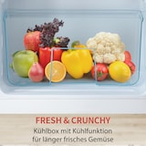 thumbnail of Retro Kühlschrank Doppeltür 92L Kühl- und 28L Gefrierfach, 45dB leise, LED-Beleuchtung, kompaktes Design für kleine Räume, Rot, 105x41x45