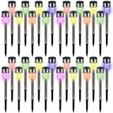 thumbnail of MONZANA® LED Solarlampe Außen 32er Set Bunt Wetterfest IP44 Edelstahl Farbwechsel Solarleuchte Gartenbeleuchtung Solar