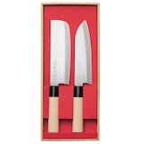 thumbnail of Set de 2 Couteaux Japonais Sekiryu - Santoku + Nakiri