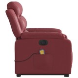 thumbnail of vidaXL Massagesessel mit Aufstehhilfe Elektrisch Weinrot Kunstleder