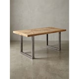 thumbnail of Rustikaler Mangoholz Esszimmertisch, Metallbeine, stabil, pflegeleicht. 200x100x76 cm | Kadima Design
