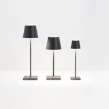 thumbnail of Lámpara de mesa LED recargable y regulable Zafferano - Poldina Pro Ocre - 2,2 W 2200-2700-3000 K