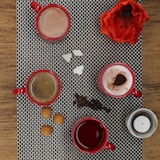 thumbnail of 120er Set EVENT stapelbare Kaffeebecher ROT Porzellan 250 ml