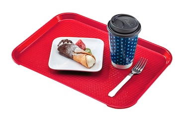 CAMBRO - 1216FF-163 - Bandeja Fast Food - perfil alto - 30 x 41 cm - Rojo - Venta 1 unidad.