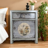 thumbnail of OPIUM OUTLET Muebles Cómoda Mesita de noche Armario nocturno Consola de noche Mesilla de noche Maroon 35191-13 gris asiático chino oriental