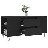 thumbnail of vidaXL Couchtisch Schwarz 102x44,5x50 cm Holzwerkstoff