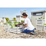 thumbnail of Cellfast Gartenhandgeräte kleiner Satz PASTEL (blau) Pflanzkelle, Pflanzgabel, Arbeitshandschuhe