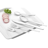 thumbnail of 200-tlg. Sparset MONITA, Edelstahl 18/0, trowalisiert, Messer aus Klingenstahl. enthält je 40 Menümesser, Menülöffel, Menügabeln,