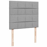thumbnail of vidaXL Ottoman-Bett mit Matratze Hellgrau 120x200 cm Stoff