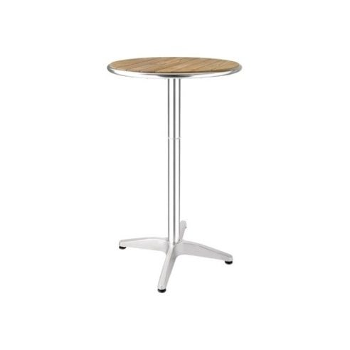 Bolero ronde bartafel van essenhout met 1 poot, 60 cm