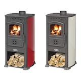 thumbnail of Stufa riscaldamento a legna con struttura in acciaio 7,3 kW Koral -  beige