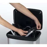 thumbnail of Curver Poubelle à pédale aspect métal 50 L