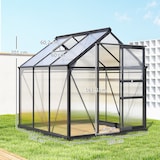 thumbnail of Outsunny-Gewächshaus-190L x 192B x 201H cm-Grau