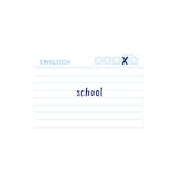 thumbnail of Herlitz Karteikarte A8 Vokab.ws Bl.Engel 10 eingeschweißt Aufreißfaden