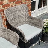thumbnail of Lot de 2 fauteuil de jardin rond en osier