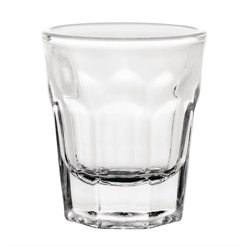 Schnapsgläser 4 cl halbgetafelt Olympia Orleans 12 Stück Shotgläser Shotglas Schnapsglas