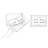 thumbnail of Securit® Acryl Plakatrahmen mit Magnetischen Ecken – Doppelseitig – A6