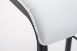 thumbnail of Barhocker KELAN - Kunstleder Weiß 43x51x103 cm Schwarz | Barstuhl Mit Lehne Tresenhocker Tresenstuhl Kneipenhocker Kneipenstuhl